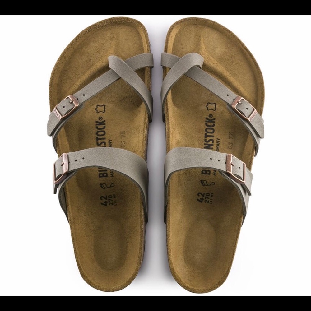 Birkenstock Mayari Sandal In Stone Color- BNIB